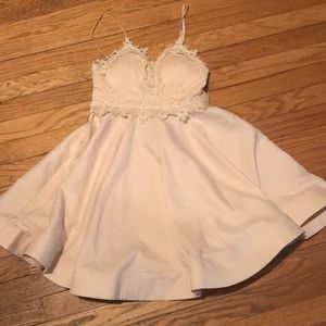 Cream colored Luxxel dress small!